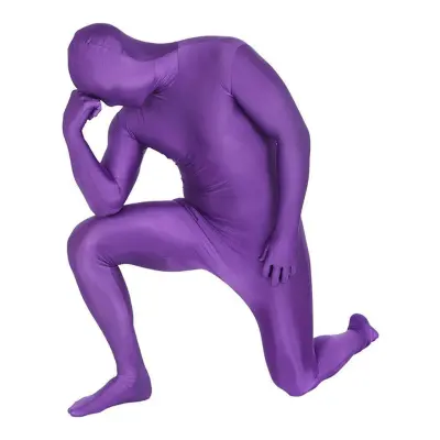 Morphsuit Lila Maskeraddräkt - Large