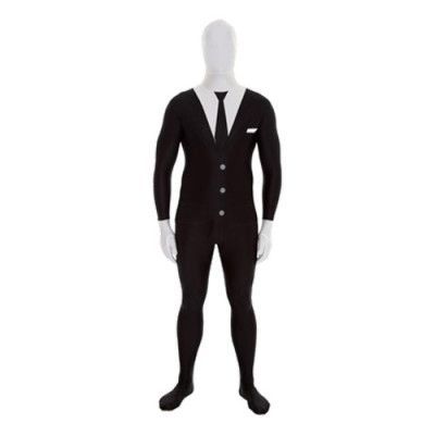 Morphsuit Slenderman Maskeraddräkt - X-Large