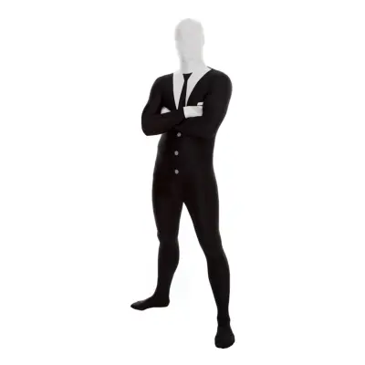 Morphsuit Slenderman Maskeraddräkt - XX-Large