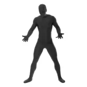 Morphsuit Svart Maskeraddräkt - Medium