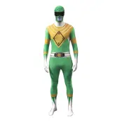 Power Ranger Grön Morphsuit - Large