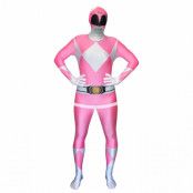 Power Ranger Rosa Morphsuit Maskeraddräkt, MEDIUM