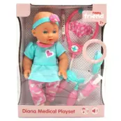 Happy Baby Docka 30cm med doktortillbehör - Happy Friend -  Leksaksaffären