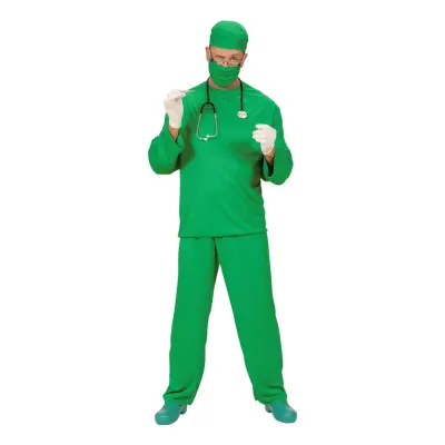 Kirurg Grön Maskeraddräkt - Medium