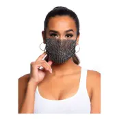 Munskyddsöverdrag Harlow Strass Svart - One size