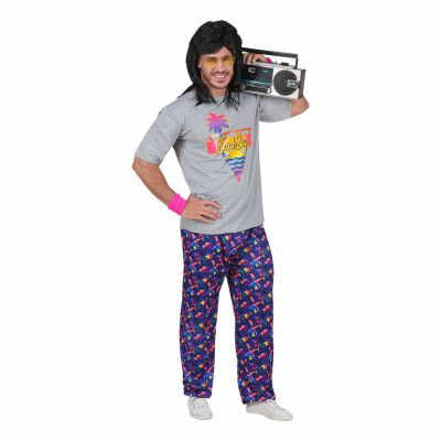 80-tals Beach Boy Maskeraddräkt - X-Large