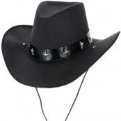 Cowboy Hatt Svart