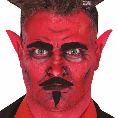 Djävul Mustasch Set