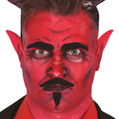 Djävul Mustasch Set