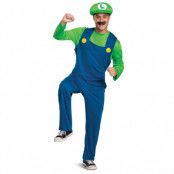 Dräkt Super Mario Nintendo, Luigi L/XL