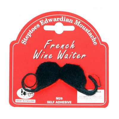 Fransk Servitör Mustasch