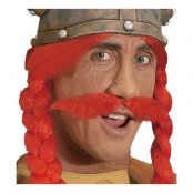 Gallisk Viking Röd Mustasch