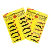 Karaktärsmustascher - Svart