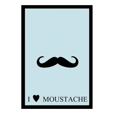 Mustasch Barspegel