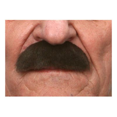 Mustasch Buskig Brun