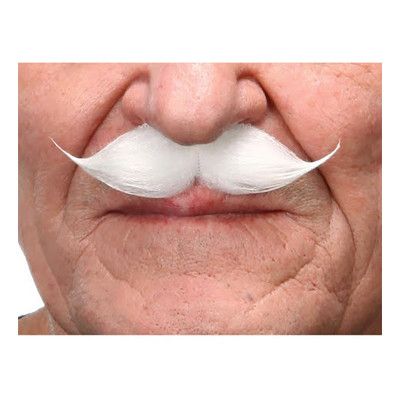 Mustasch Gentlemen Vit