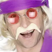 Mustasch Hippie Blond