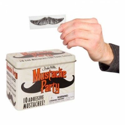 Plåtask med Mustascher - 10-pack