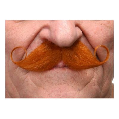 Mustasch Poirot Röd