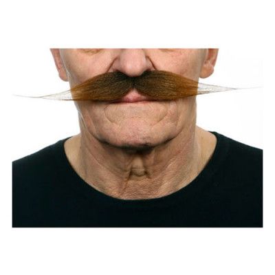 Mustasch Vaxad Brun