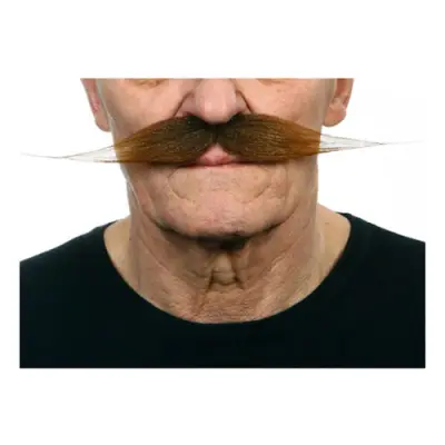 Mustasch Vaxad Brun