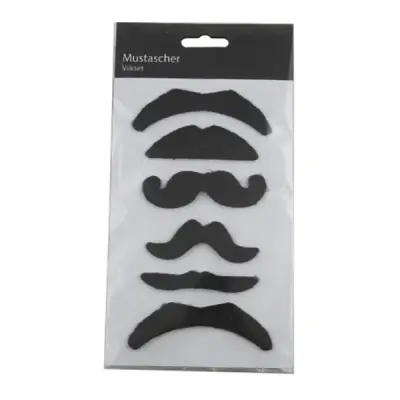 Mustascher Svarta - 6-pack