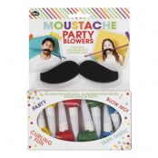 Partyflärra Mustasch Party - 4-pack