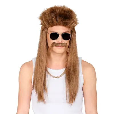 Redneck Peruk&Mustasch - One size