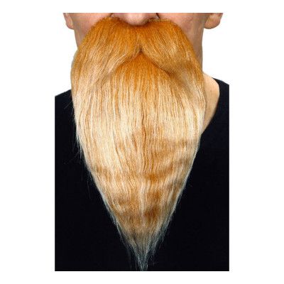 Skägg med Mustach Lång Blond