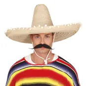 Sombrero Stor Natur - One size