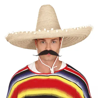 Sombrero Stor Natur - One size