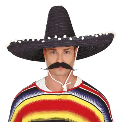Sombrero Stor Svart - One size