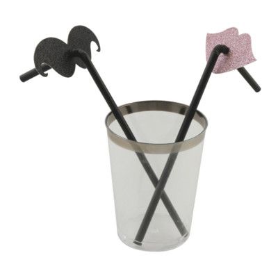 Sugrör med Roliga Motiv - 8-pack