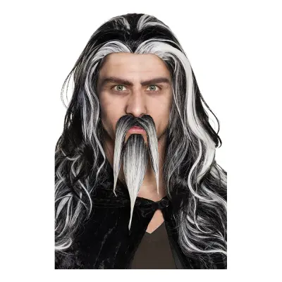 Trollkarl Mustasch och Skägg - One size