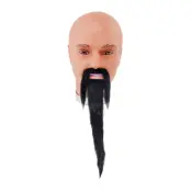 Trollkarlsskägg och Mustasch Svart