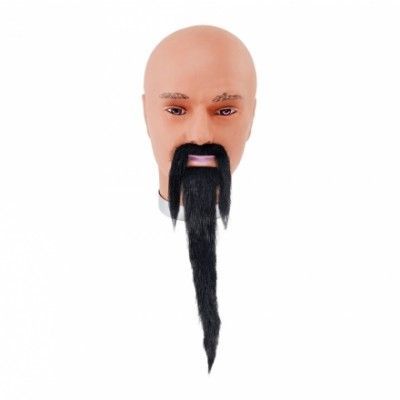 Trollkarlsskägg och Mustasch Svart