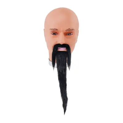 Trollkarlsskägg och Mustasch Svart