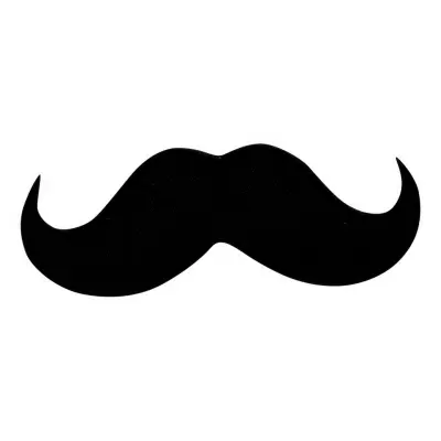 Tygmärke Mustasch