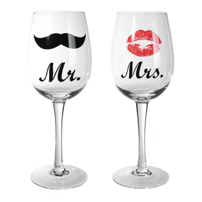 Vinglas Mr&Mrs - 2-pack