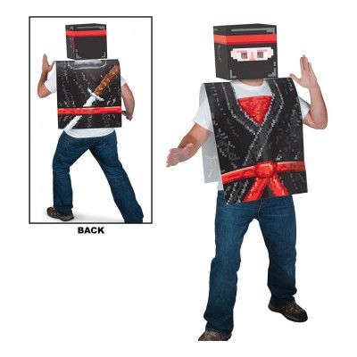 8-bitars Ninjaväst i Papp - One size