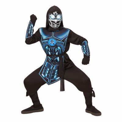 Cyber Ninja Barn Maskeraddräkt - X-large