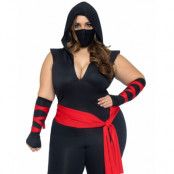 Deadly Ninja Warrior kostym för kvinnor