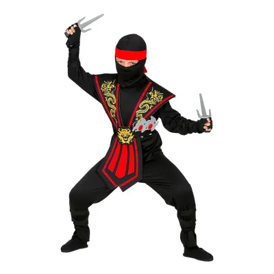 Kombat Ninja barn Maskeraddräkt - Medium