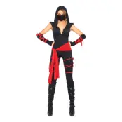 Kvinnlig Ninja Deluxe Maskeraddräkt - Small