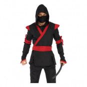 Ninja Assassin Herr Maskeraddräkt - Medium/Large