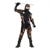 Ninja Soldat Barn Maskeraddräkt - Large