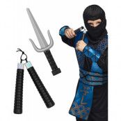 Sett med Ninja Leketøyvåpen i Plast - 2 deler