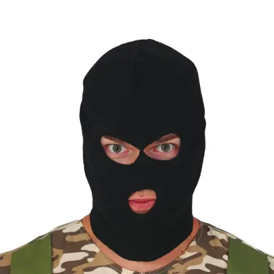 Svart Balaklava - One size