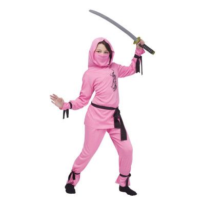 Rosa Ninja Barn Maskeraddräkt - Medium