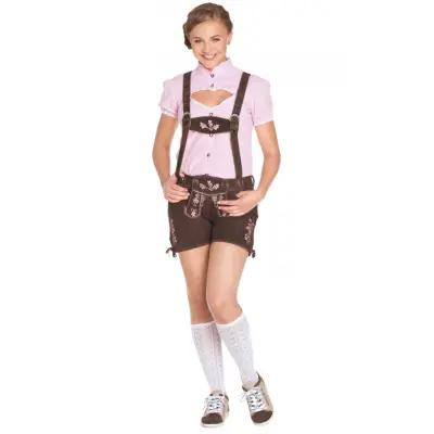 Äkta Lederhosen Stupsi Dam L